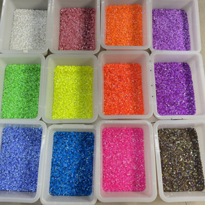 Piedras <span class=keywords><strong>de</strong></span> Cristal Redondas Planas WHATSTONE SS6 SS8 SS10 SS12 SS16 SS20 SS30 con Efecto UV en la Oscuridad, Color Neón AB, para Decoración <span class=keywords><strong>de</strong></span> Uñas - Product Image 1