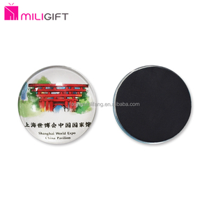 Aimant de réfrigérateur en cristal 3D en forme de dôme, fabrication chinoise, style américain, <span class=keywords><strong>personnalisable</strong></span>, article promotionnel pour les entreprises et les organisations - Product Image 4