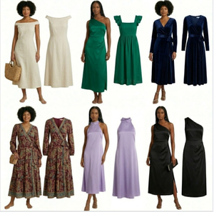 Vestido de Verano Ajustado de Cintura Alta, Vestido Elegante Versátil, Envío Combinado de Estilos Variados - Product Image 1
