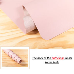 Factory Custom Logo Pink Waterproof PU Leather Mouse Pad <b>Large</b> PU <b>Desk</b> Mat with Non Slip Base for Office Home - Product Image 5