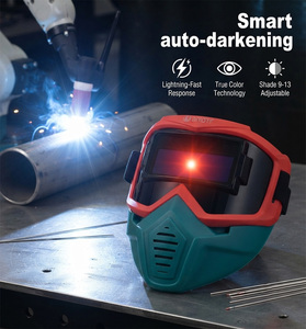 Casco de Soldadura Avanzado Biyoti BYT-WH07 con Lente de Oscurecimiento Automático, <span class=keywords><strong>Protector</strong></span> para Soldadura MAG, MMA, Plasma y Gas - Product Image 1