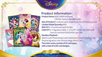 10 Cajas al por Mayor 2026 CARDFUN Dis-nei CRYSTAL Series Tarjetas Coleccionables Caja Sorpresa Juego de Cartas Coleccionables para Juguetes y Regalos en Inglés