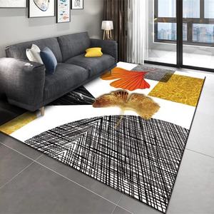 Vente en gros de petits tapis de salon à fleurs de printemps fraîches Tapis de sol imprimés de luxe modernes Tapetes Tapis de décoration de maison de grande surface - Product Image 5