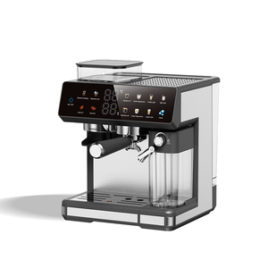 Machine à expresso professionnelle avec moulin intégré et réservoir à lait, 20 bars, machine à expresso automatique, écran tactile intelligent, machine à café glacé - Product Image 1