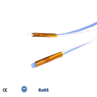 Heraeus Alemania M213 Platinum RTD Sensor de temperatura PT100/PT1000 con cable aislado de PTFE de 30AWG