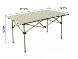 Mesa larga plegable para exteriores, almacenamiento portátil turístico, mesa enrollable para huevos, escritorio para acampar, <span class=keywords><strong>barbacoa</strong></span>, fácil <span class=keywords><strong>de</strong></span> instalar, mesas para pícnic al aire libre - Product Image 4