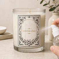 Étiquette personnalisée en rouleau pour bouteille d'aromathérapie, autocollante, imperméable, avec estampage doré vintage en PET pour diffuseur d'huiles essentielles