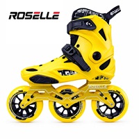 Tricycle à roulettes pour adultes débutants, patins à roulettes d'extérieur, roues en PU de 110 mm