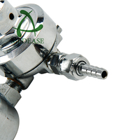 Régulateur de débit d'oxygène pédiatrique MEDEASE haute précision à étage unique en aluminium pour gaz argon 180x150x250