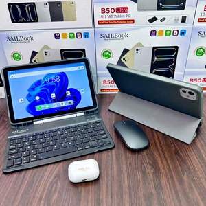 Tablet <span class=keywords><strong>PC</strong></span> Original B50 Ultra Sailbook de 10.1 Pulgadas con Android 15, Mouse, Teclado, Auriculares, Doble SIM, Wifi, para Niños - Product Image 3