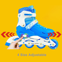 Nouveaux patins à roulettes pour enfants avec ailes et roues lumineuses pour débutants garçons et filles