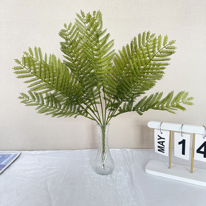 7 forks fishtail leaves Palm Fern Bush Artificial Indoor Hanging <strong>Plant</strong> <strong>Vine</strong> for Christmas Decor Artificial <strong>Plants</strong> - Product Image 3
