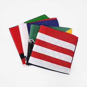 Дешевые квадратные полиэфирные банданы в стиле хип-хоп, индивидуальный тюрбан, шарф, американский союз Джек, 54 Х54 см, квадратный флаг страны, банданы - Product Image 6