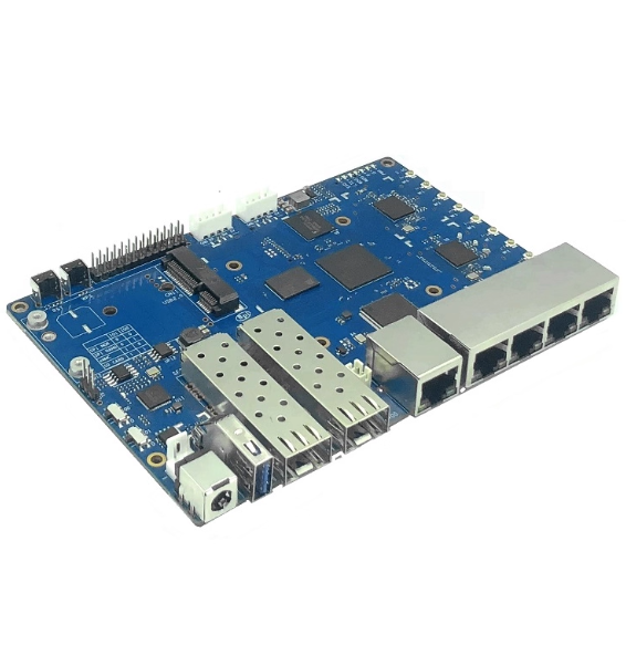 YE Banana Pi BPI-R3 Wi-Fi 6 OpenSource Wireless Dual-Band OpenWRT Router Board with MediaTek MT7986