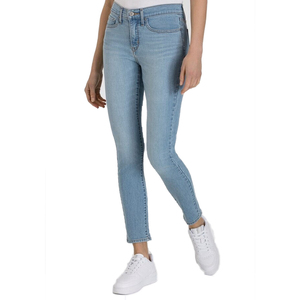 Jeans ajustados de cintura alta para mujer con costuras planas para una silueta invisible bajo la ropa. - Product Image 1