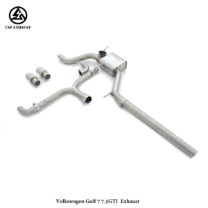 Système d'échappement CSZ populaire pour VW <span class=keywords><strong>Volkswagen</strong></span> <span class=keywords><strong>Golf</strong></span> <span class=keywords><strong>7</strong></span> GTI <span class=keywords><strong>7</strong></span>.5 GTI MK7 MK7.5 2.0 T, accessoires Valvetronic Catback avec télécommande - Product Image 2