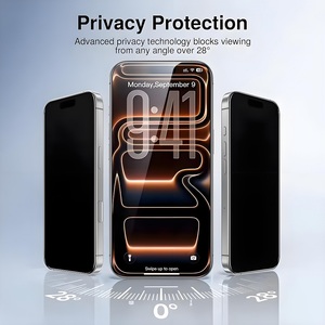 2026 隐私玻璃屏幕保护膜 适用于 iPhone 18 Pro Max 17 Plus 16 Pro Max 15 14 13 12 11 <span class=keywords><strong>6</strong></span> <span class=keywords><strong>7</strong></span> Plus 9H 钢化玻璃膜 - Product Image 2
