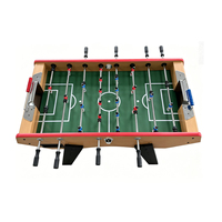 Table de baby-foot classique robuste et durable de 5 pieds, couleur marron, pour jeux de football de table