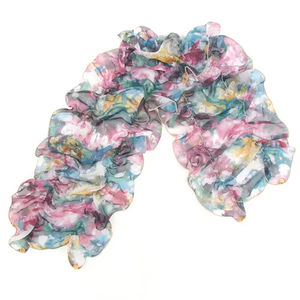 Bufandas y Chales para Mujer, Último Diseño, Color Personalizado, Pintados a Mano, Transpirables, Ligeros, de Poliéster, Accesorio de Moda para Todas las Temporadas - Product Image 6