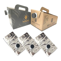 Distributeur de café jetable personnalisé 220L boisson vin infusion à froid boîte d'emballage eau liquide bavoir sac dans une boîte pour café avec valve