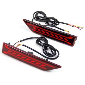 Réflecteur de pare-chocs arrière LED rouge 12V pour Veloz 2015-2016, DRL pour Avanza, feu stop, clignotant - Product Image 3