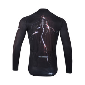 Ropa de Ciclismo Transpirable de Manga Larga con Protección UV, Estilo Sublimado Personalizado, Directo de Fábrica al Por Mayor, para Primavera y Otoño - Product Image 3