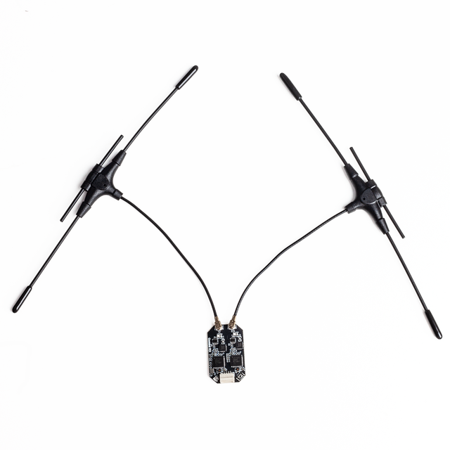 NEEBRC ELRS 915MHz/2.4GHz Plastic Gemini Dual Antenna Frequency Receiver ExpressLRS FPV Long Range Racing Drone Quadcopter DIY