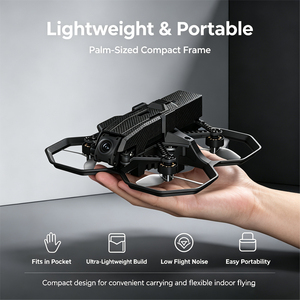 Mini quadricoptère FPV 1S stabilisé pour l'intérieur, avec fonction de rotation et compatible avec les pièces FPV - Product Image 5