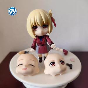 <span class=keywords><strong>Lycoris</strong></span> Recoil Chisato Nishikigi Q versión Nendoroided cambio de cara figura móvil adorno en caja 1955 - Product Image 1