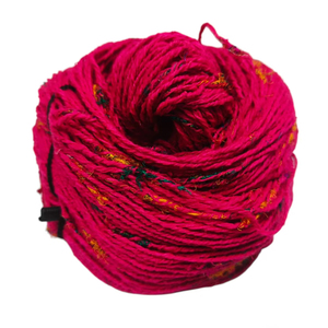 Nueva llegada Rani Silk Mahalaja Undyed Raw Mulberry 100% hilo de Tweed hilado de seda para tejer a mano anillo bordado exclusivo - Product Image 2