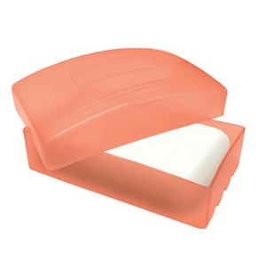Soap Dish With Lid Case Style Translucent Solid Plastic <b>Bath</b> Toilet <b>Supply</b> - Product Image 1