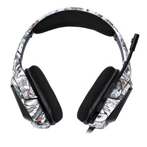 Auriculares con patrón de camuflaje para jugadores, audífonos con luz RGB y USB de 3,5mm, modelo <span class=keywords><strong>ONIKUMA</strong></span> <span class=keywords><strong>K20</strong></span>, muestra gratis - Product Image 3