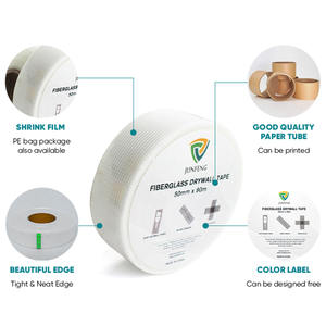 Ruban auto-adhésif en fibre <span class=keywords><strong>de</strong></span> verre / ruban maillé pour renforcer les joints et les coutures des cloisons sèches - Product Image 4