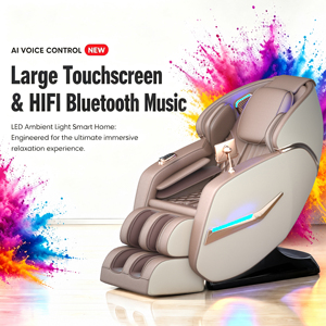 AI Voice Control Chair Large Touchscreen Music <b>LED</b> Ambient <b>Light</b> Smart Home Factory - Product Image 1
