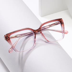 Nouvelles lunettes optiques œil-de-chat pour femmes, monture en PC, protection anti-lumière bleue, taille moyenne, branches à ressort - Product Image 3