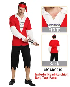 Costumes Halloween Adult Pirate Clothing Stage Performance Party Cosplay Pirate Jack Uniform Cosplay Costumes