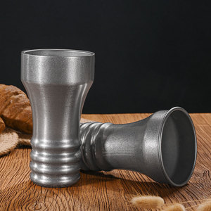 Retro 304 Stainless Steel Tumbler <b>Large</b> Capacity Beverage <b>Mug</b> For Party And Daily Use - Product Image 2