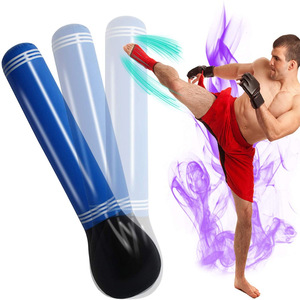 Colonne de frappe gonflable en PVC résistante à l'eau pour l'entraînement aux arts martiaux, équipement de fitness pour adultes et enfants - Product Image 1
