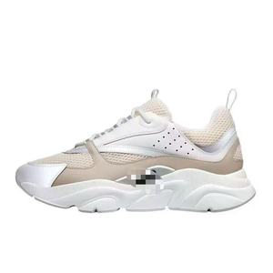 Sneakers Dior B22 blanches à semelle épaisse, chaussures décontractées pour hommes et femmes, mode rétro, respirantes, chaussures athlétiques robustes - Product Image 5