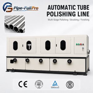 Machine de polissage de tubes ronds pour garde-corps en acier inoxydable, tubes décoratifs et pièces sur mesure. - Product Image 1