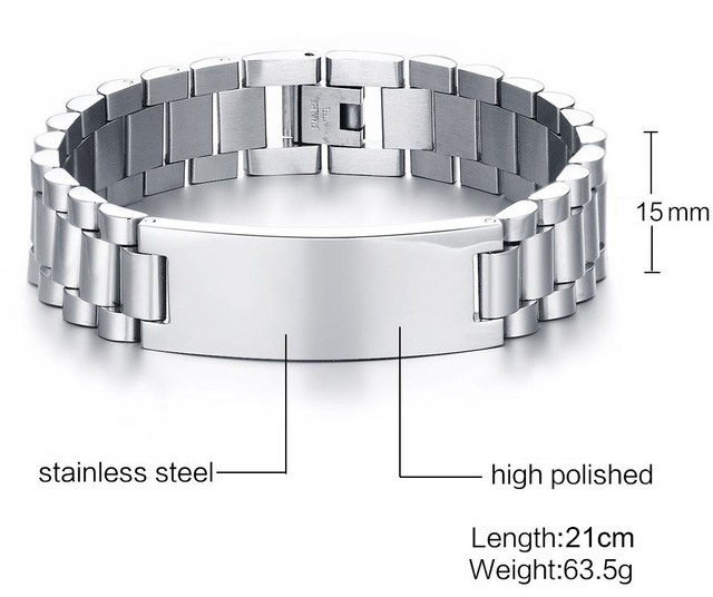 สีเงิน, ความกว้าง: 15 มม.