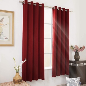 Rideau de fenêtre occultant 100% occultant intégral, <span class=keywords><strong>double</strong></span> couche, noir, pour salon, <span class=keywords><strong>prix</strong></span> d'usine, <span class=keywords><strong>bon</strong></span> marché - Product Image 4