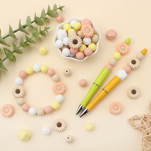 Lot de 26 bracelets en silicone gaufré imperméables style nautique en forme de tournesol, personnalisables en gros pour la fabrication - Product Image 6