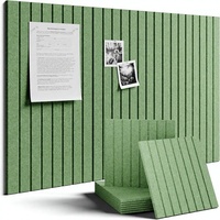 Panneaux acoustiques rainurés en PET, imperméables, ignifuges, pour la décoration murale des bureaux, salles de réunion, hôtels, chambres, NRC 0.9