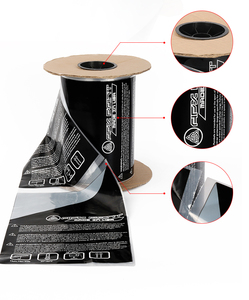 Sacs en LDPE pré-ouverts imprimés sur mesure sur rouleau, sacs en polyéthylène perforés pour ensacheuse automatique - Product Image 3