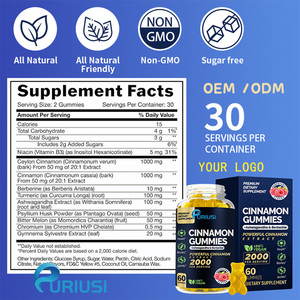 OEM ODM quế Fudge thảo dược bổ sung thành phần tự nhiên Quế Gummy - Product Image 2