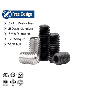 Tùy Chỉnh Grub Tornillos Vít M2 M3 M4 M5 M8 Đen Allen Hexagon Ổ Cắm Hợp Kim Sắt Carbon Không Oxy Hóa Thép Không Gỉ Bộ Vít - Product Image 1