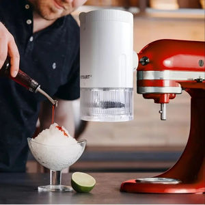 Máquina de Hielo Raspado Automática de Mesa con Cuchilla y Vaso de Hielo Incluidos - Product Image 3