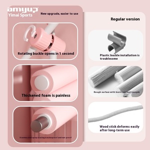 Xách tay Yoga bánh xe-cross Stick tư thế chỉnh & Vai mở trở lại cáng Tập Thể Dục Đào Tạo Viện trợ thiết bị tập thể dục - Product Image 4