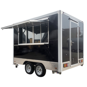 รถขายอาหารจานด่วนรถลากขายอาหารอุปกรณ์ในห้องครัวเชิงพาณิชย์ - Product Image 1